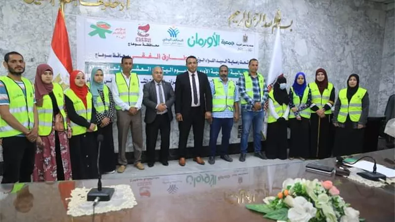 جمعية الأورمان توزع مساعدات وجوائز مادية بقيمة 100ألف جنيه بسوهاج