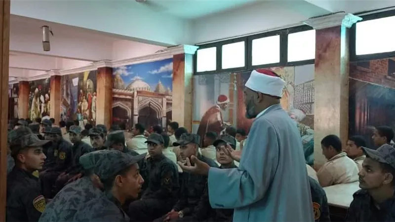 قطاع الأمن المركزى ينظم ندوة تثقيفية عن فضل ليلة القدر