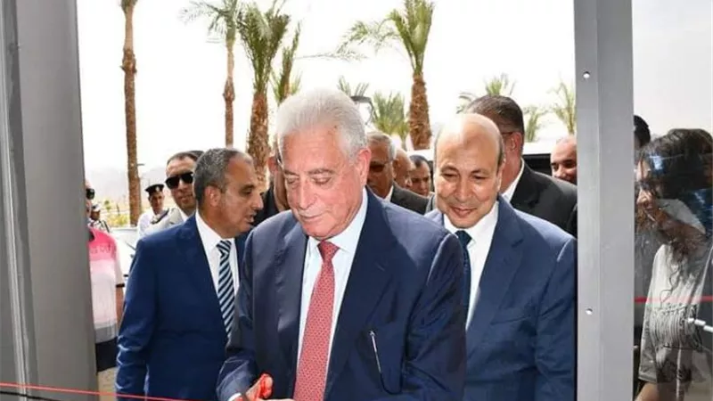 محافظ جنوب سيناء يفتتح مبنى مجلس مدينة شرم الشيخ الجديد