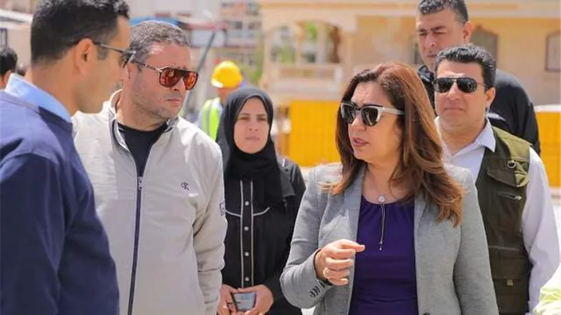 محافظ دمياط تتفقد تطوير منطقة اللسان برأس البر