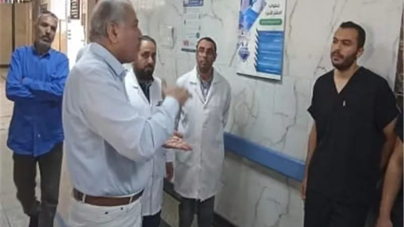 وكيل الصحة بالقليوبية يفاجيء المنشآت الطبية بإدارة شبرا