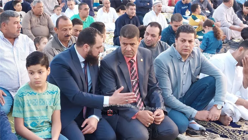 سرور وترك وكوينه وصعوان يشاركون أهالى قويسنا فرحة العيد
