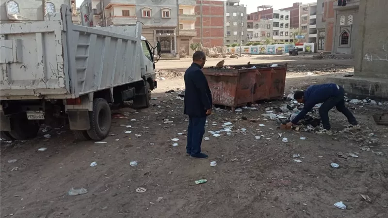 رفع 480 طن قمامة و30 طن اتربة من الشوارع