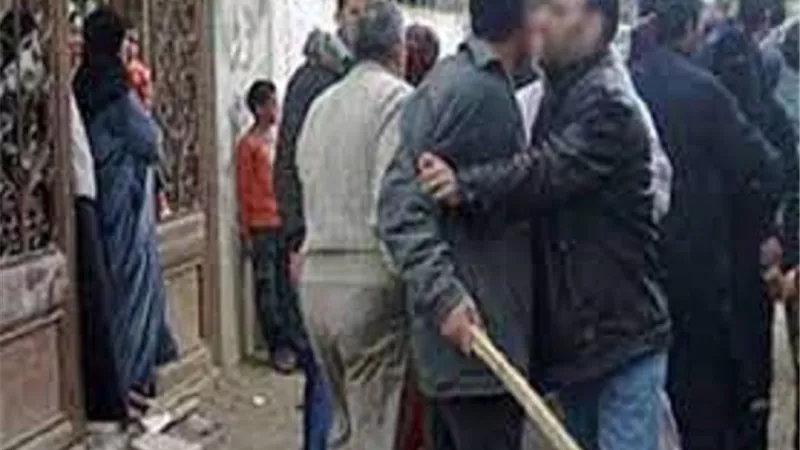 مشاجرة وتراشق بالحجارة بالتجمع الخامس