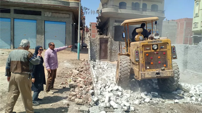 حملات مكثفه فى الدقهلية لازاله البناء المخالف