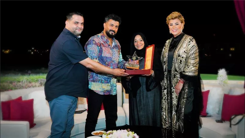 تكريم محمد سامي في دبي عن مسلسل 