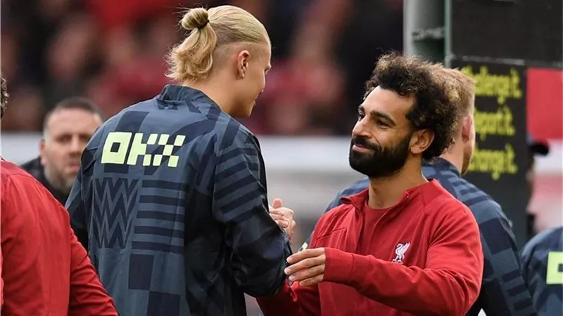 صلاح يحاول وهالاند متصدرًا.. ترتيب هدافي الدوري الإنجليزي