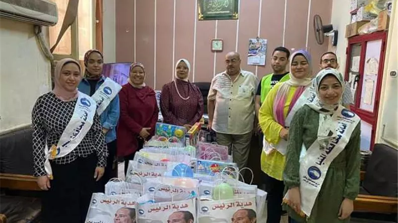 مستقبل وطن يهنئ أطفال وحدتي الغسيل الكلوى بمستشفي المنيا