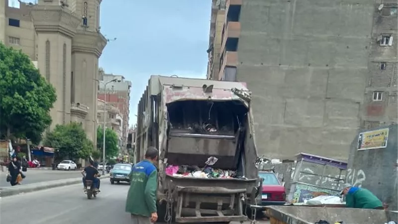 رفع ٤٥ الف طن مخلفات من شوارع الجيزة خلال عيد الفطر