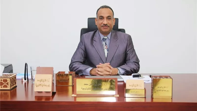 رئيس جامعة طيبة التكنولوجية يهنئ الرئيس السيسى بعيد تحرير سيناء