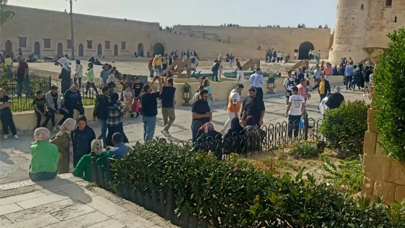 ١٣الف زائر لقلعه قايتباي خلال ايام العيد