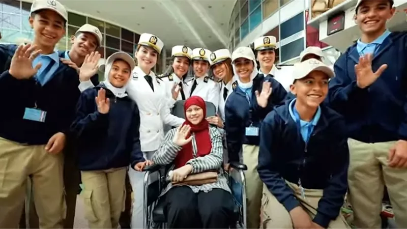 الداخلية تنظم زيارة لمستشفى سرطان الأطفال 57357.. فيديو