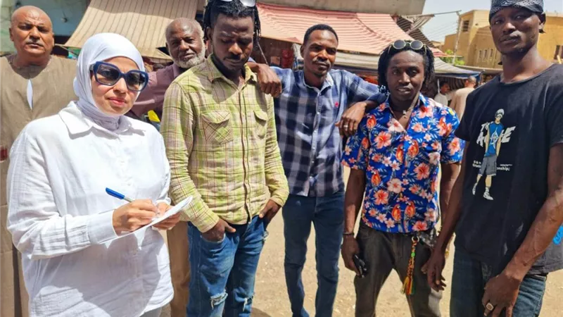 السودانين من مدينة دراو للرئيس السيسي : شكرا على حسن استقبالنا