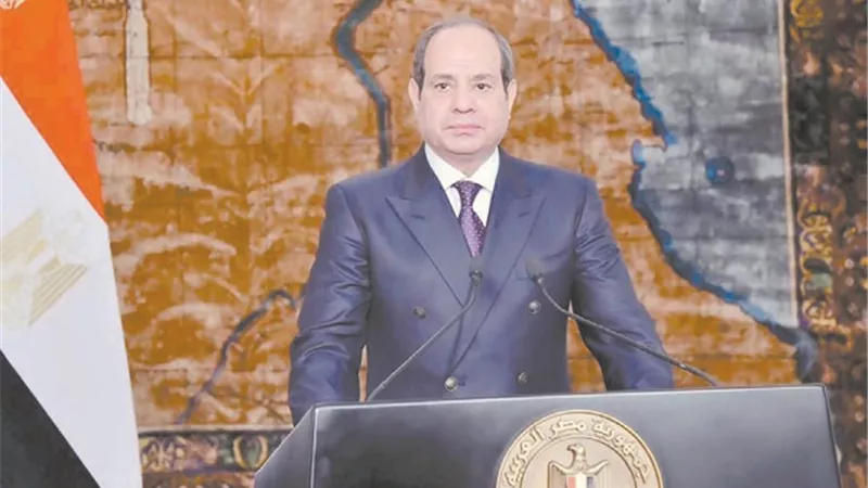 السيسي: تحريرسيناء من الارهاب .. وعد نلتزم به ونعمل علي تعزيزه