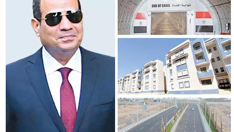 السيسي.. قائد معركة إعمار سيناء