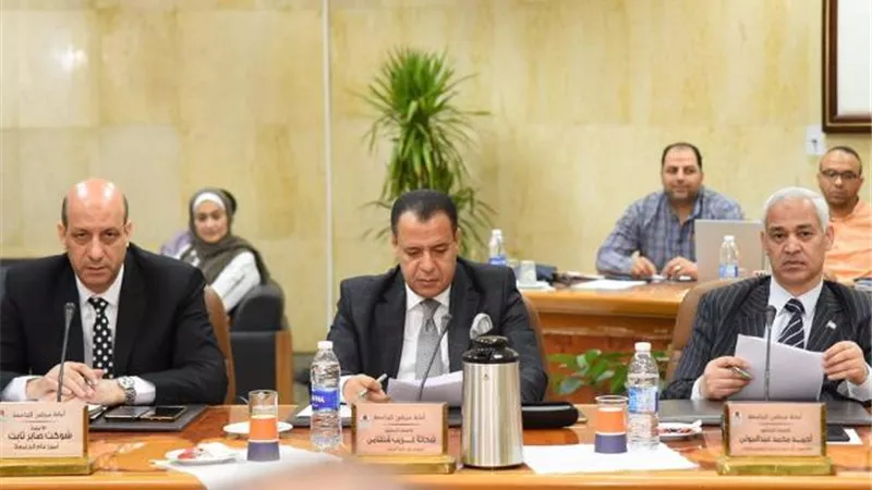 المنشاوي:مجلس الجامعة يستعرض لوائح بنظام الساعات المعتمدة
