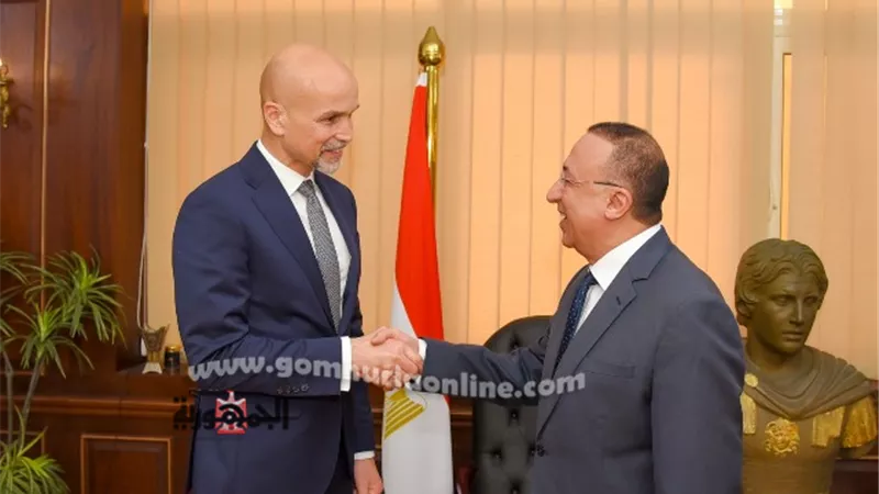 محافظ الإسكندرية يبحث مع قنصل عام فرنسا تعزيز سبل التعاون