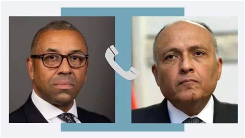 وزير الخارجية يتلقى اتصالاً هاتفياً من نظيره البريطاني