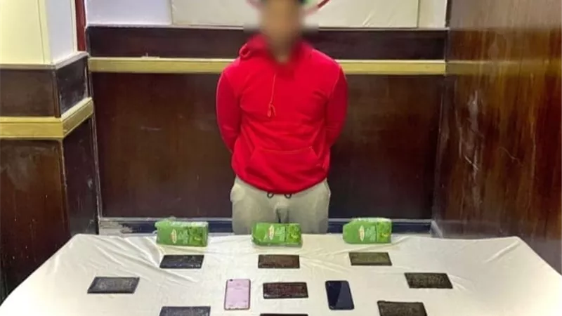 حشيش بحوزة شخص بالقاهرة