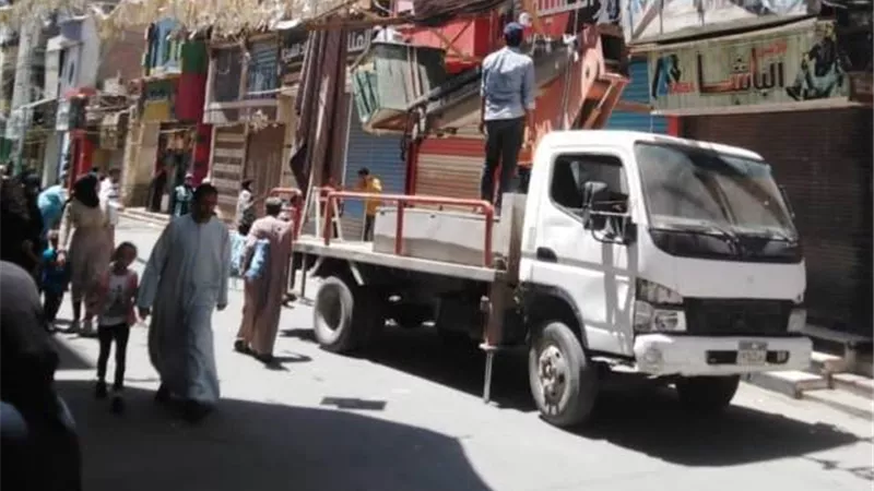 تحرير 90 محضر إشغال في حملات بمراكز ملوى وابوقرقاص والمنيا