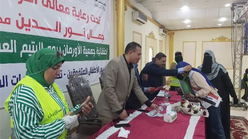 الاحتفال بيوم اليتيم تكريم الأطفال والامهات بكفر الشيخ