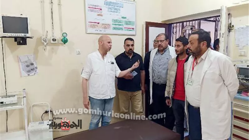 مسعود يتفقد مستشفيات القرين وأبوحماد المركزية