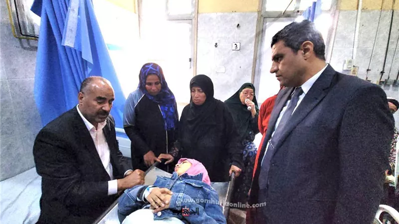 إصابة طالبة بالثانوى أثناء ذهابها لإمتحان المواد غير المضافة