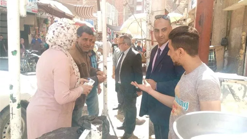 ضبط 9 مخالفات تموينية متنوعة خلال حملات رقابية بمركز مغاغة