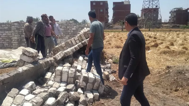 حملات مكثفه لازاله البناء المخالف والتعديات بالدقهلية