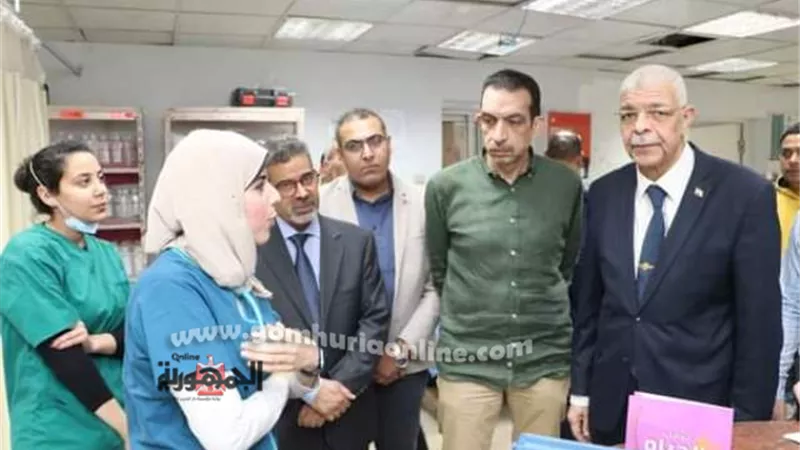 القاصد يتفقد العمل بالطوارئ وأعمال التحديثات بالمستشفيات الجامعية