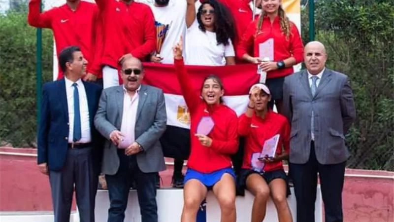 ناشئو فراعنة التنس يحصدون كأس الدرع العام لبطولة افريقيا بالجزائر