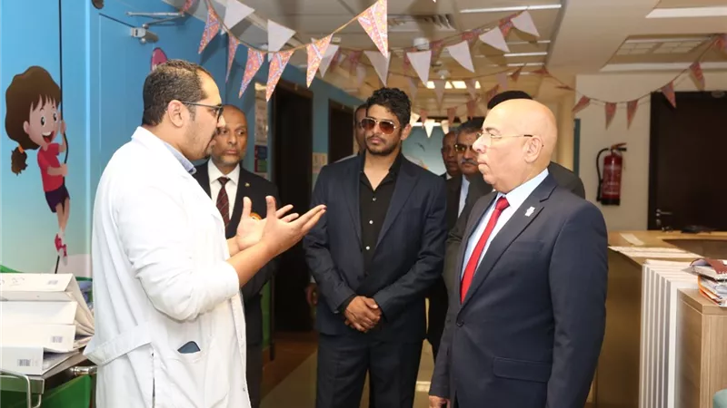 المصرى للكاراتيه ومجلس الإدارة يدعمون مستشفى سرطان الأطفال