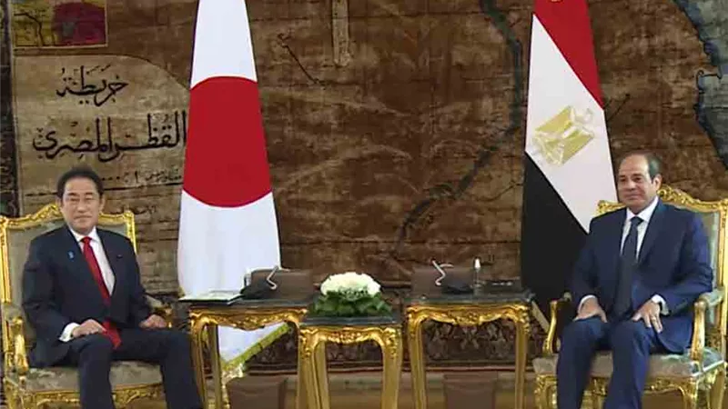 الرئيس السيسي يدعو الحكومة اليابانية لضخ المزيد من الاستثمارات في مصر