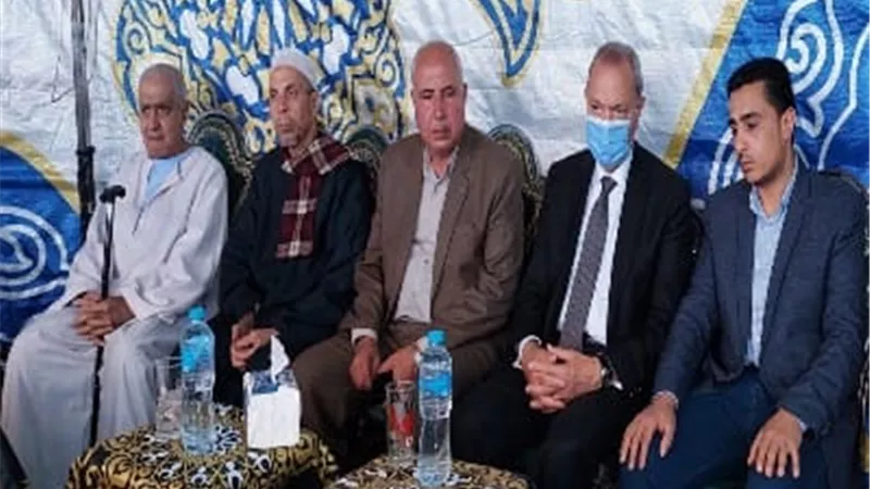 الهجان وسوسة يشاركان فى واجب عزاء والدة الزميل إبراهيم جودة