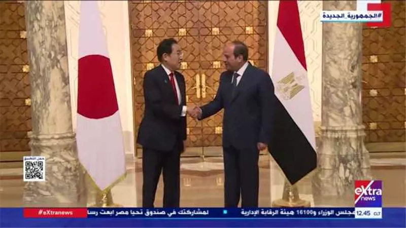 السيسى يستعرض دعوة الشركات اليابانية لمزيد من الاستثمارات فى مصر