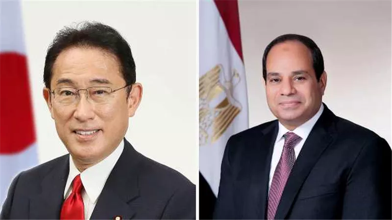 الموقع الرئاسي ينشر فيديو استقبال الرئيس السيسي لرئيس الوزراء الياباني