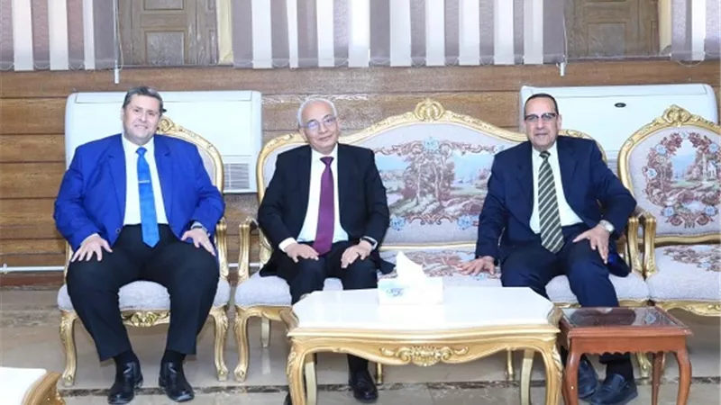 رضا حجازى يزور محافظة شمال سيناء ويفتتح عددا من المدارس بالشيخ زويد
