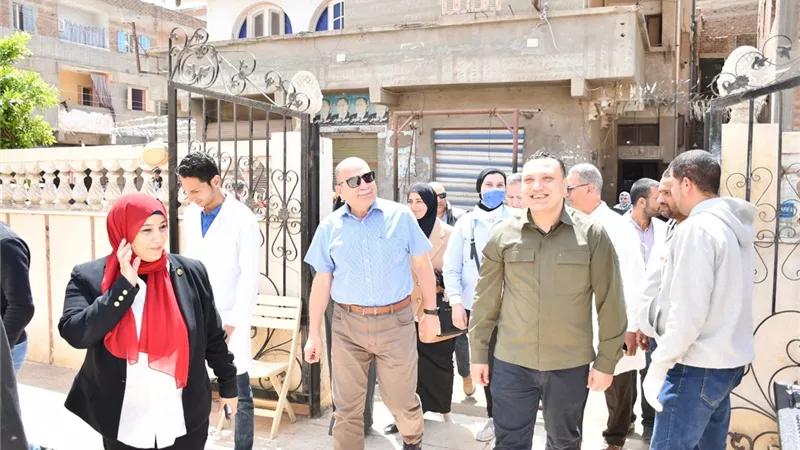 نجاح كبير لقافله جسور التنمية 19 لتطوير الريف بقرية الشوامي