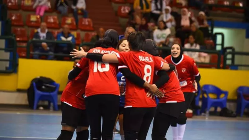 سيدات طائرة الأهلي فى مواجهة نارية امام الزمالك فى نهائي كأس مصر