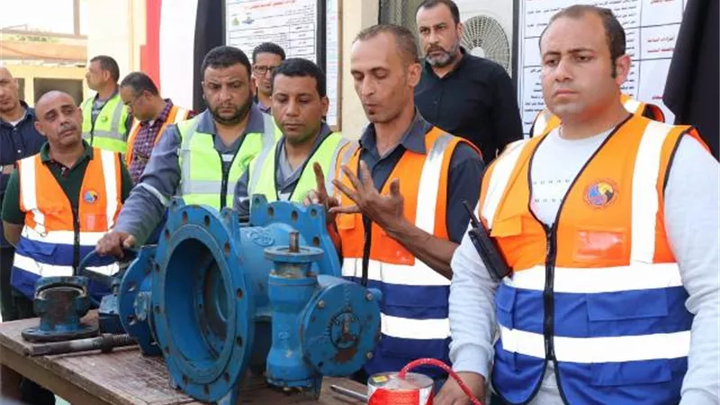 مياه مدينة السلام تحصل علي شهادة الادارة الفنية المستدامة TSM