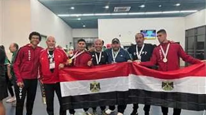 ابن الدقهلية يحرز الميدالية الذهبية بالبطولة الإفريقية