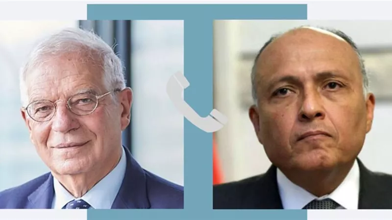 وزير الخارجية يتلقى اتصالاً من الممثل الأعلى للاتحاد الأوروبي للشئون الخارجية والسياسة الأمنية
