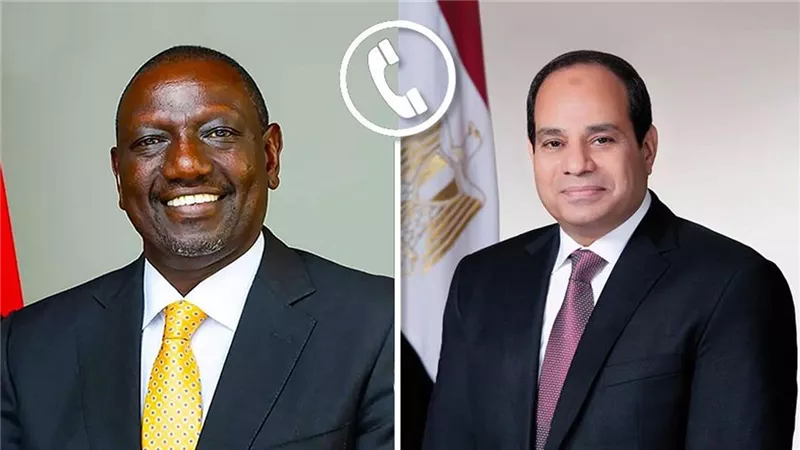 الرئيس السيسي ونظيره الكيني يناقشان تعزيز الاستثمارات المصرية في القطاعات الحيوية في كينيا