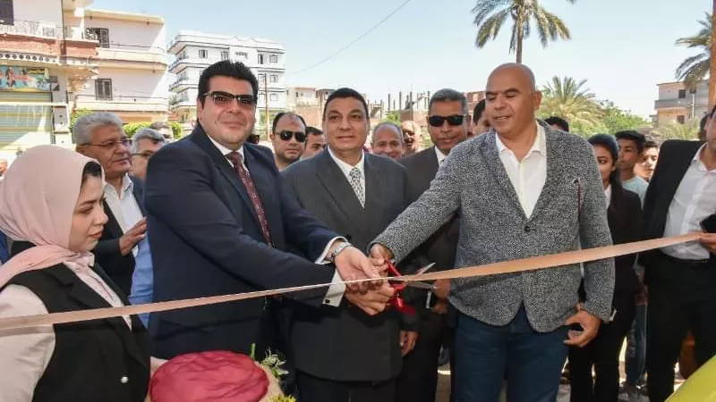 نائب المحافظ يُشارك في جملة إفتتاحات بمركز بلبيس
