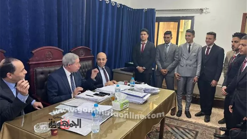 كلية المعاملات الدولية في زيارة ميدانية لمحكمة جنايات المنصورة