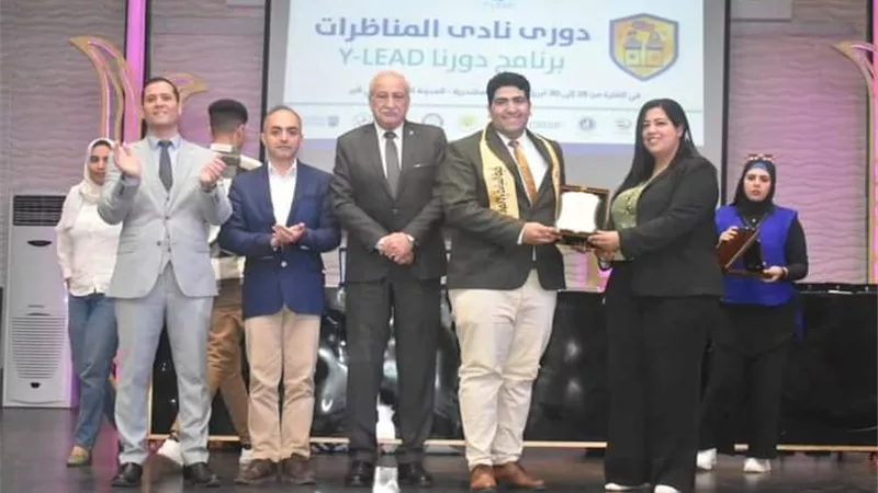 جامعة بنى سويف الثالث في دوري نادي المناظرات
