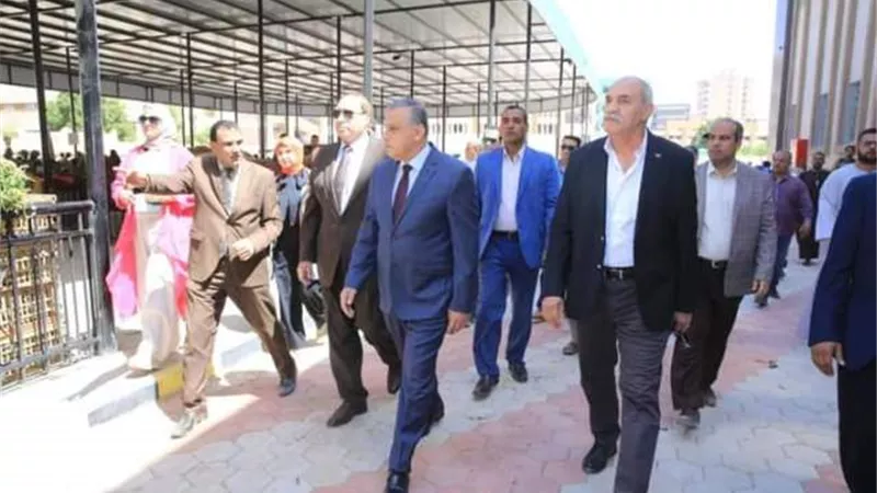 محافظ سوهاج يتفقد سوق مدينة ناصر الحضري الجديد