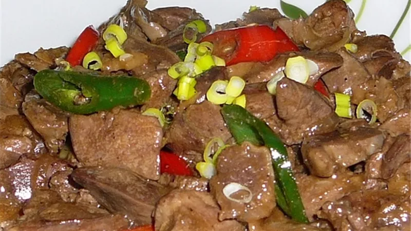 طريقة عمل الكبد والقوانص مثل المطاعم