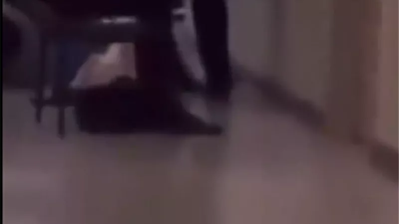 صورة من فيديو المشاجرة