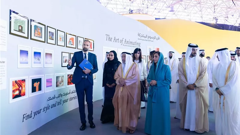 الشيخ القاسمي يشهد انطلاق المؤتمر الأول للرسوم المتحركة